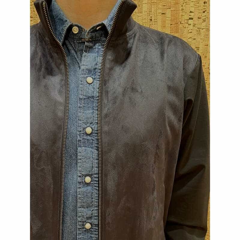 BARNEYS NEW YORK ジップアップブルゾン NAVY