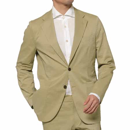 セットアップ シアサッカー素材テーラードジャケット