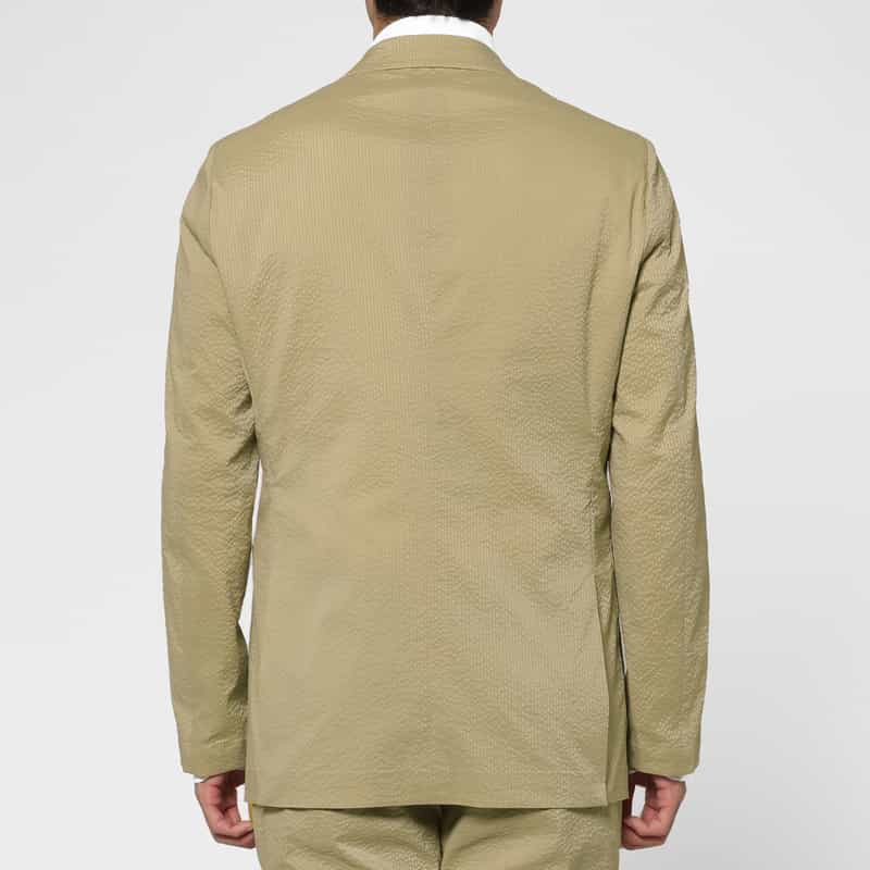 BARNEYS NEW YORK セットアップ シアサッカー素材テーラードジャケット BEIGE