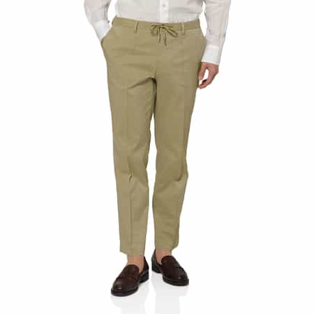 セットアップ シアサッカー素材ストレッチパンツ