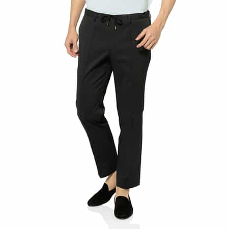 セットアップ シアサッカー素材ストレッチパンツ