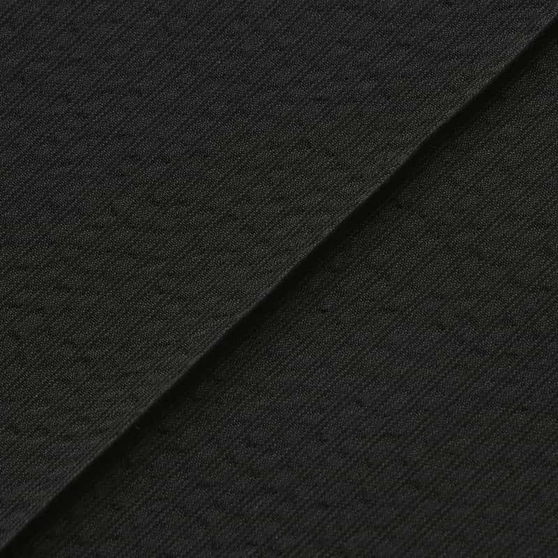 BARNEYS NEW YORK セットアップ シアサッカー素材ストレッチパンツ BLACK