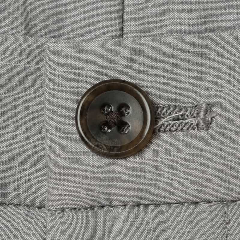 BARNEYS NEW YORK セットアップ リネン混ストレッチパンツ LIGHT GRAY