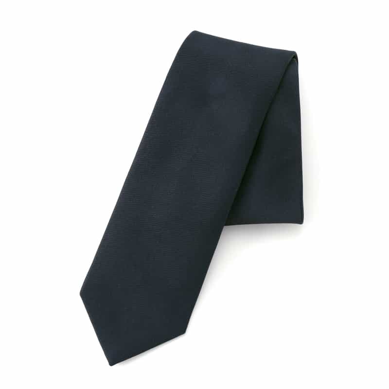 LUIGI  BORRELLI LUIGI BORRELLI＜ルイジボレッリ＞ ソリッドタイ NAVY