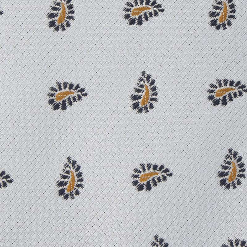 LUIGI  BORRELLI LUIGI BORRELLI＜ルイジボレッリ＞ ペイズリー柄タイ LIGHT BLUE