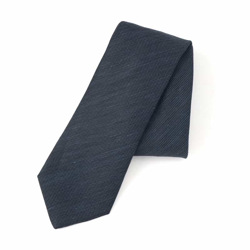 LUIGI  BORRELLI LUIGI BORRELLI＜ルイジボレッリ＞ ソリッドタイ NAVY