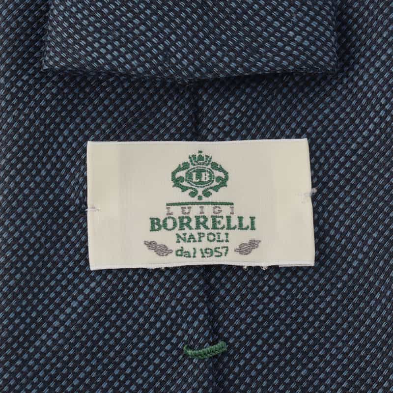 LUIGI  BORRELLI LUIGI BORRELLI＜ルイジボレッリ＞ ソリッドタイ NAVY