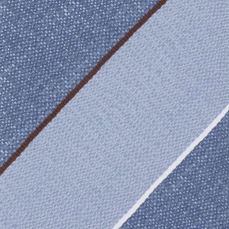 SEAWARD＆STEARN SEAWARD＆STEARN＜シーワード＆スターン＞ ストライプ柄タイ BLUE