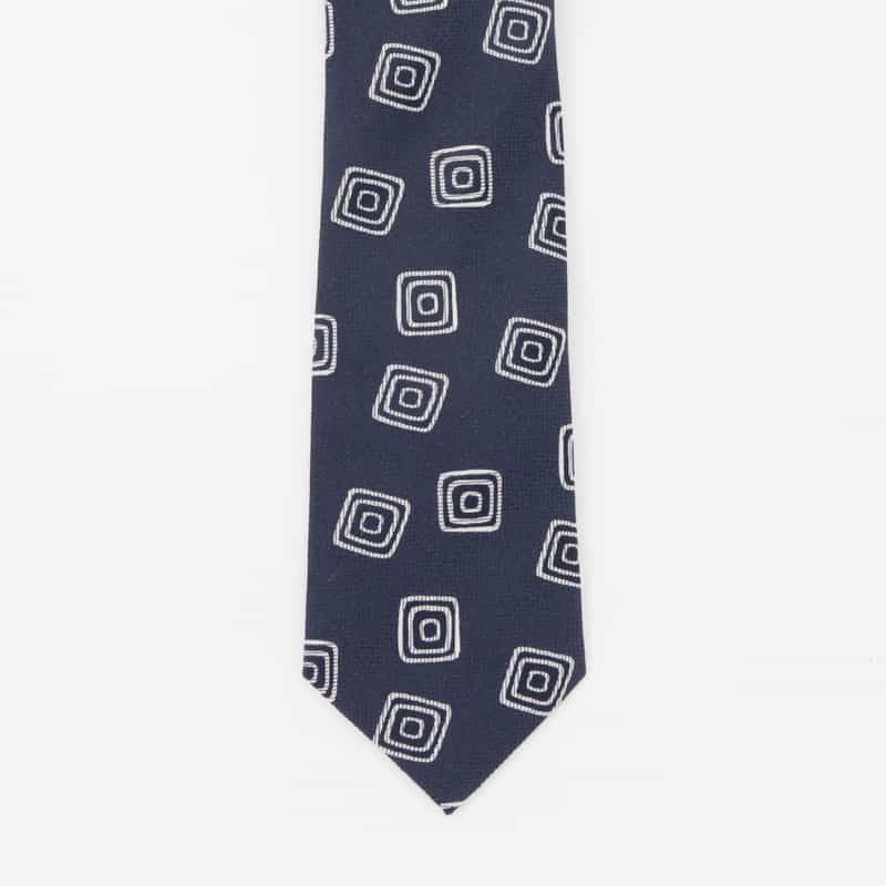 SEAWARD＆STEARN SEAWARD＆STEARN＜シーワード＆スターン＞ スクエア柄タイ NAVY