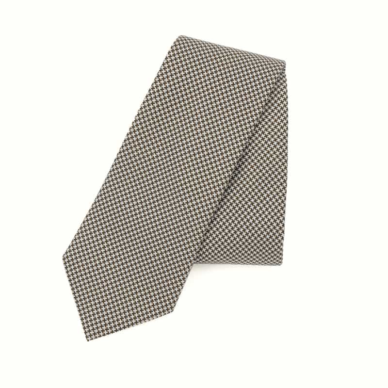 SEAWARD＆STEARN＜シーワード＆スターン＞ 千鳥柄タイ