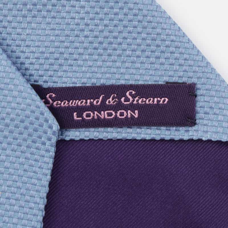 SEAWARD＆STEARN SEAWARD＆STEARN＜シーワード＆スターン＞ ソリッドタイ LIGHT BLUE