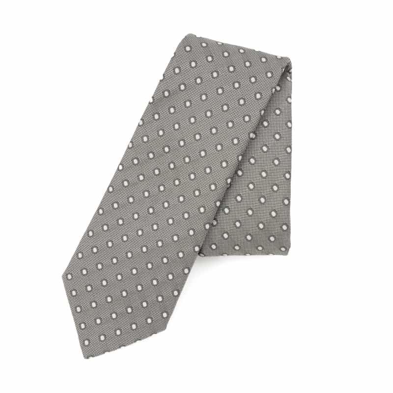 SEAWARD＆STEARN SEAWARD＆STEARN＜シーワード＆スターン＞ ドット柄タイ GRAY