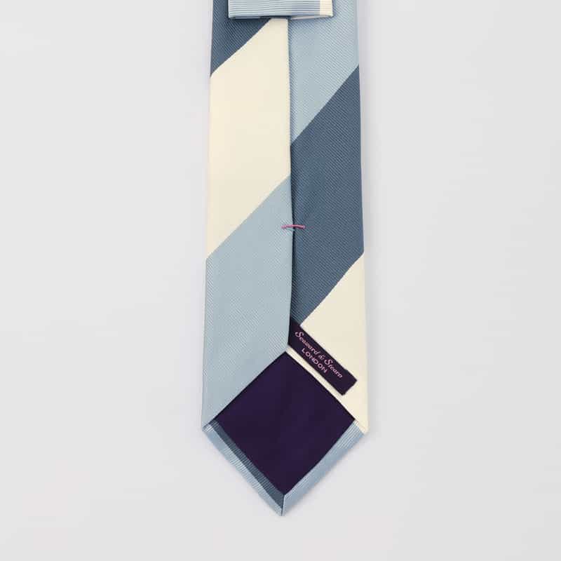 SEAWARD＆STEARN SEAWARD＆STEARN＜シーワード＆スターン＞ ストライプ柄タイ NAVY