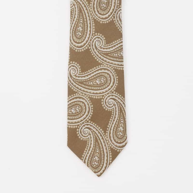 SEAWARD＆STEARN SEAWARD＆STEARN＜シーワード＆スターン＞ ペイズリー柄タイ BEIGE