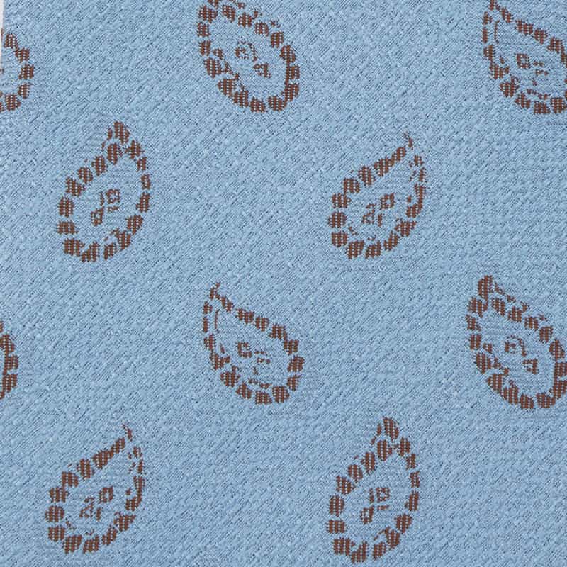 SEAWARD＆STEARN SEAWARD＆STEARN＜シーワード＆スターン＞ ペイズリー柄タイ LIGHT BLUE