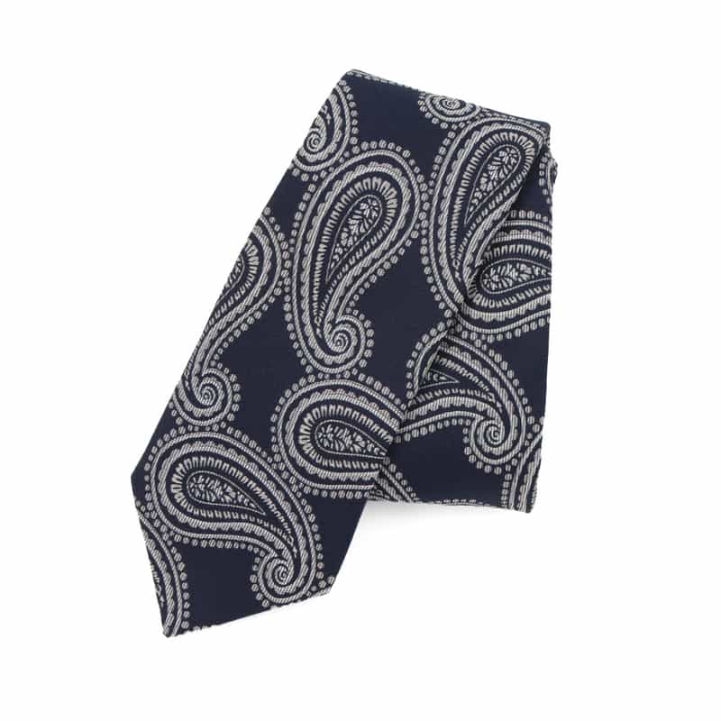 SEAWARD＆STEARN SEAWARD＆STEARN＜シーワード＆スターン＞ ペイズリー柄タイ NAVY