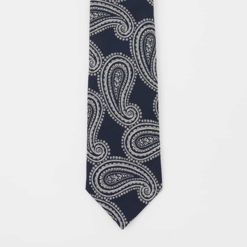 SEAWARD＆STEARN SEAWARD＆STEARN＜シーワード＆スターン＞ ペイズリー柄タイ NAVY