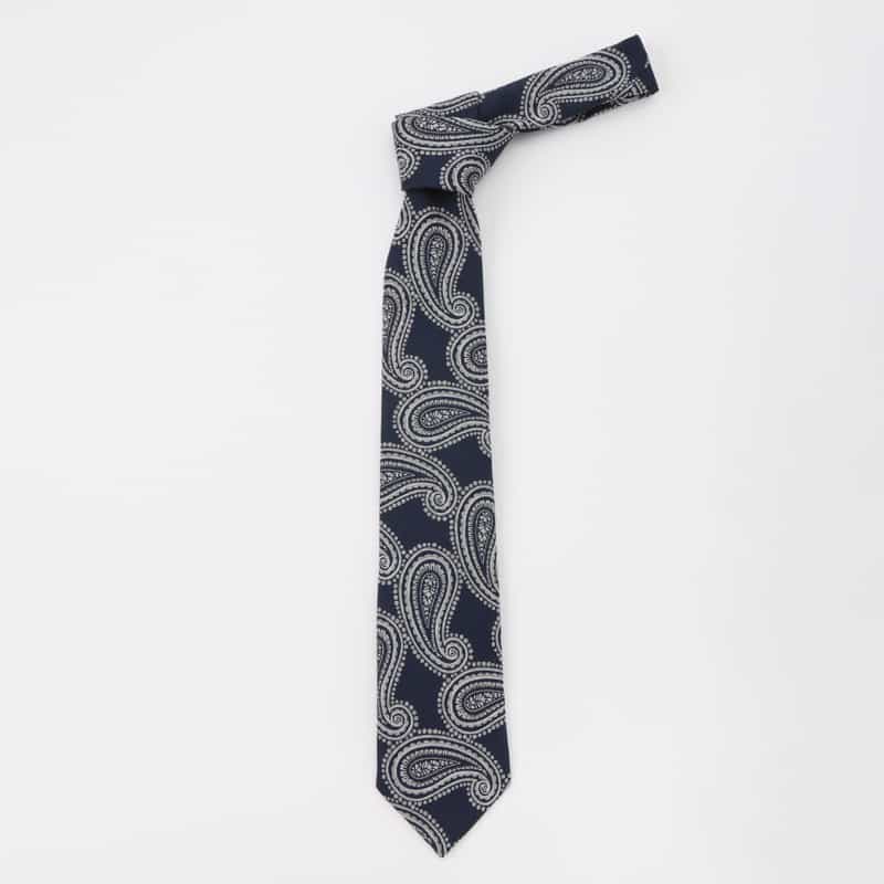 SEAWARD＆STEARN SEAWARD＆STEARN＜シーワード＆スターン＞ ペイズリー柄タイ NAVY