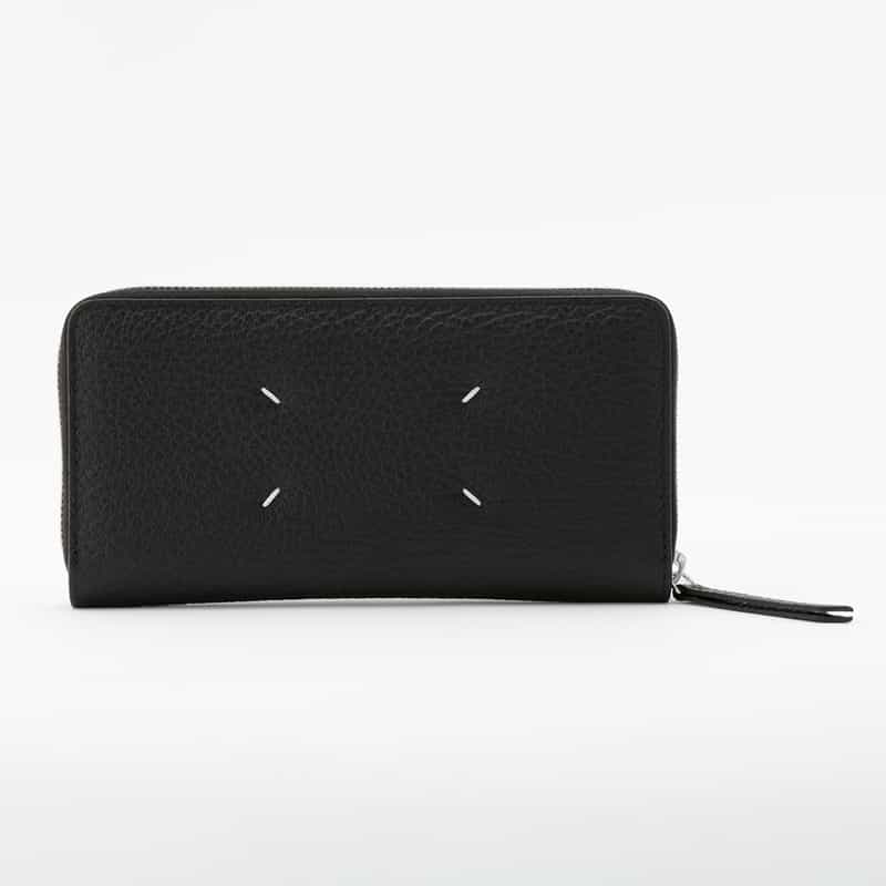 MAISON MARGIELA MAISON MARGLELA＜メゾンマルジェラ＞ ラウンドジップウォレット BLACK