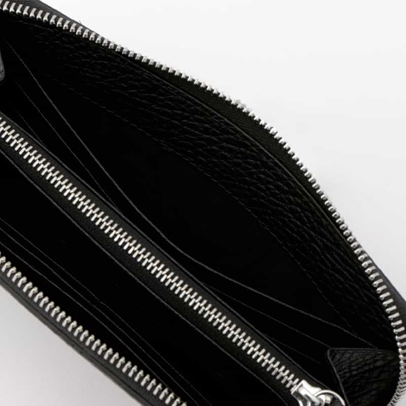 MAISON MARGIELA MAISON MARGLELA＜メゾンマルジェラ＞ ラウンドジップウォレット BLACK