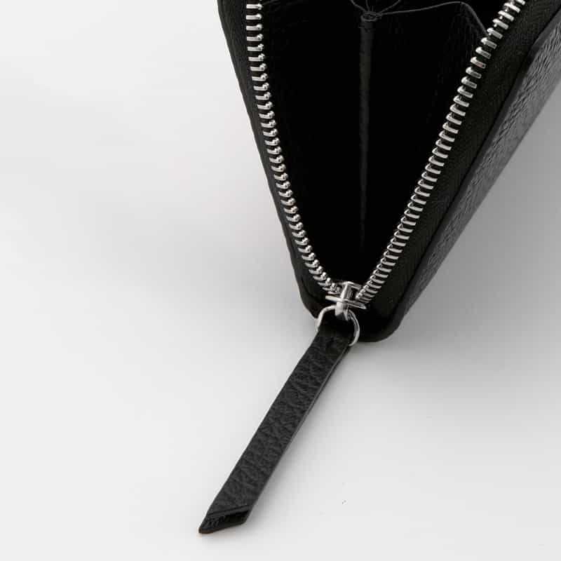 MAISON MARGIELA MAISON MARGLELA＜メゾンマルジェラ＞ ラウンドジップウォレット BLACK