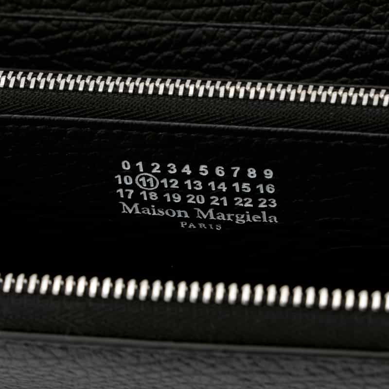 MAISON MARGIELA MAISON MARGLELA＜メゾンマルジェラ＞ ラウンドジップウォレット BLACK