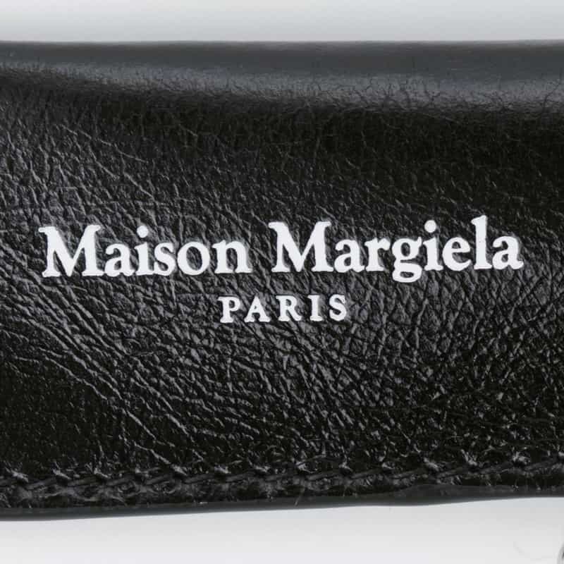 MAISON MARGIELA MAISON MARGLELA＜メゾンマルジェラ＞ レザーキーホルダー BLACK