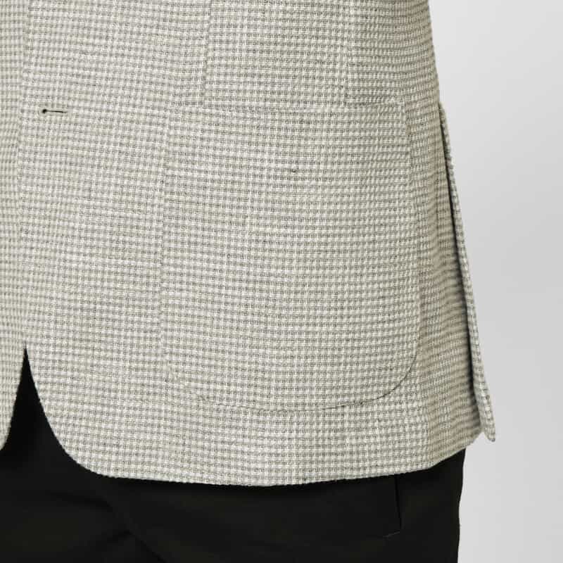 BRERAS BRERAS＜ブラレス＞ 千鳥柄テーラードジャケット"VENEZIA" GRAY