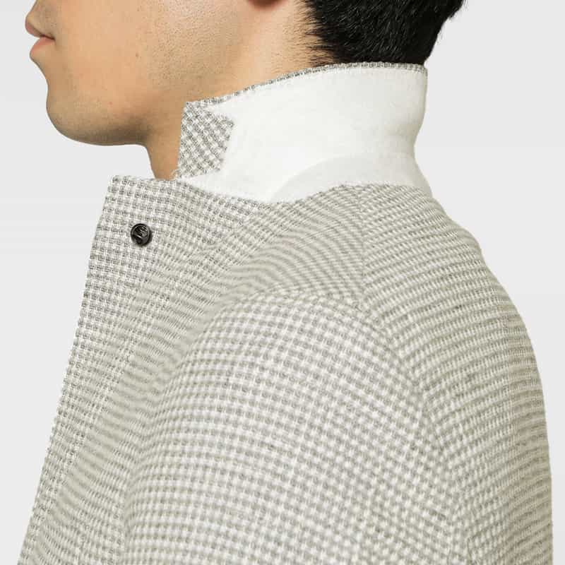 BRERAS BRERAS＜ブラレス＞ 千鳥柄テーラードジャケット"VENEZIA" GRAY