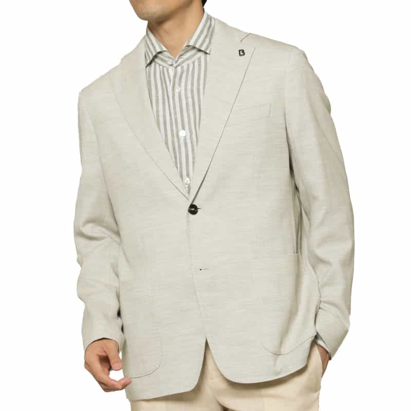 BRERAS＜ブラレス＞ ヘリンボーン柄テーラードジャケット"VENEZIA"