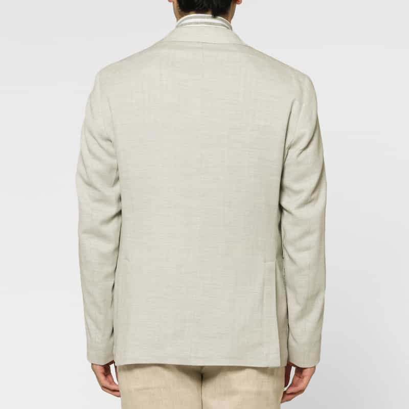 BRERAS BRERAS＜ブラレス＞ ヘリンボーン柄テーラードジャケット"VENEZIA" IVORY