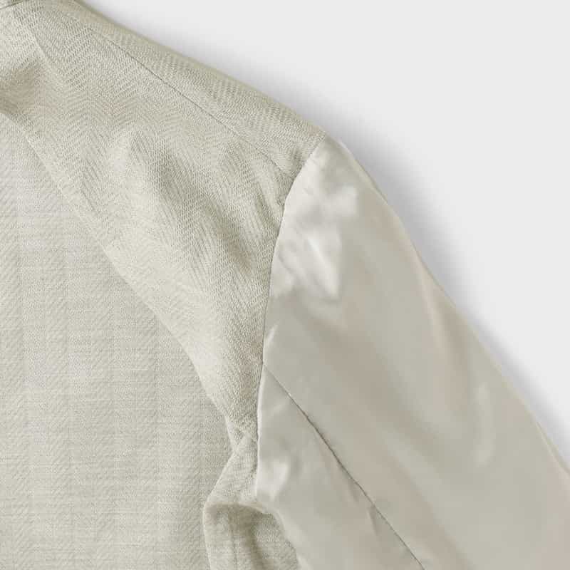 BRERAS BRERAS＜ブラレス＞ ヘリンボーン柄テーラードジャケット"VENEZIA" IVORY