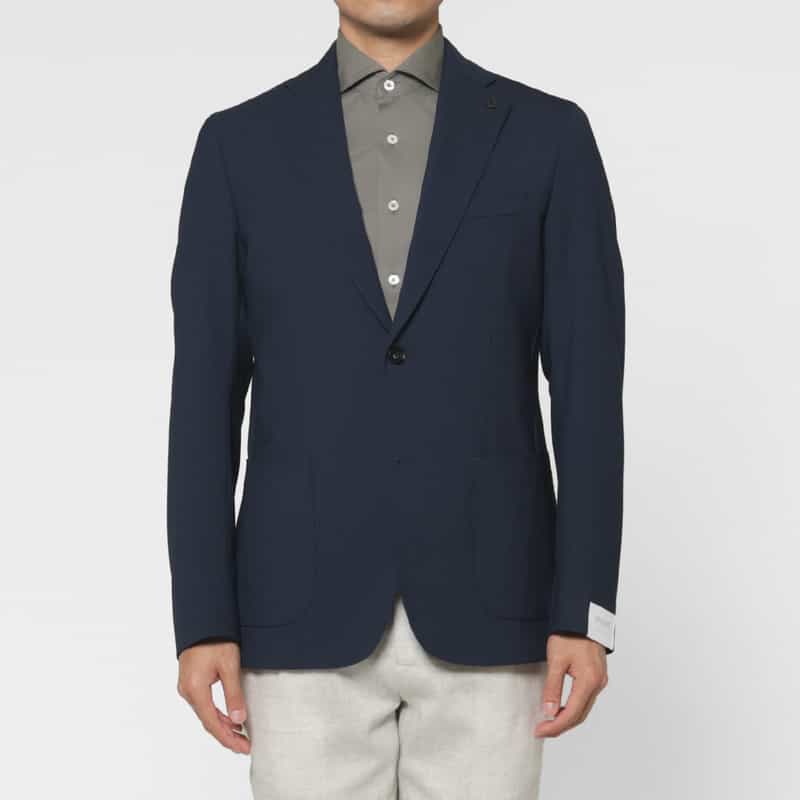 BRERAS BRERAS＜ブラレス＞ ストレッチ素材テーラードジャケット"VENEZIA" NAVY