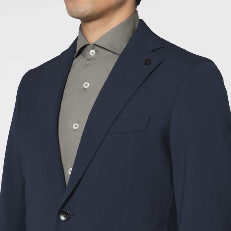 BRERAS BRERAS＜ブラレス＞ ストレッチ素材テーラードジャケット"VENEZIA" NAVY