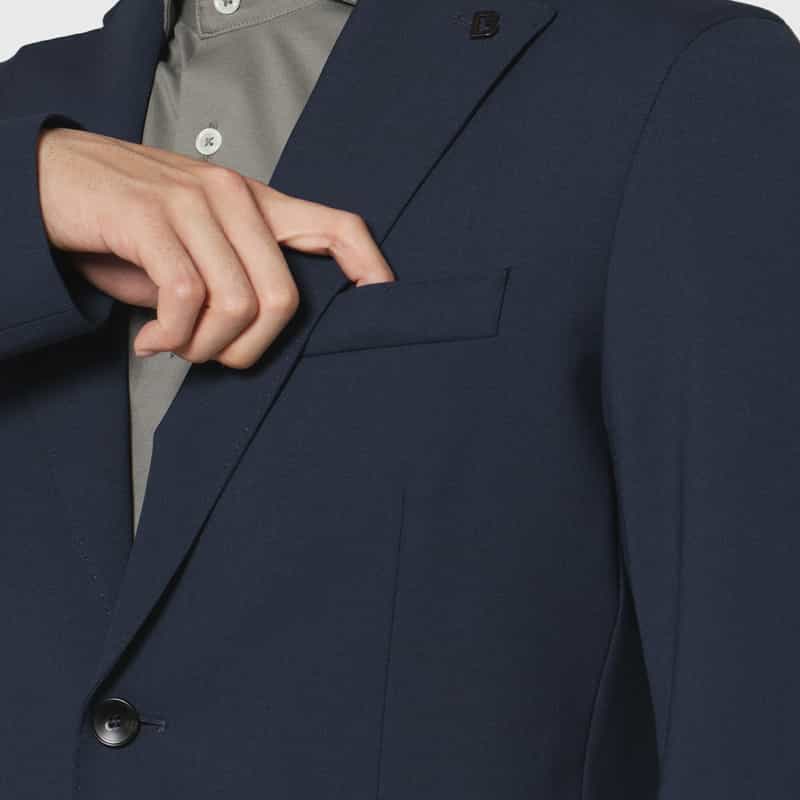 BRERAS BRERAS＜ブラレス＞ ストレッチ素材テーラードジャケット"VENEZIA" NAVY