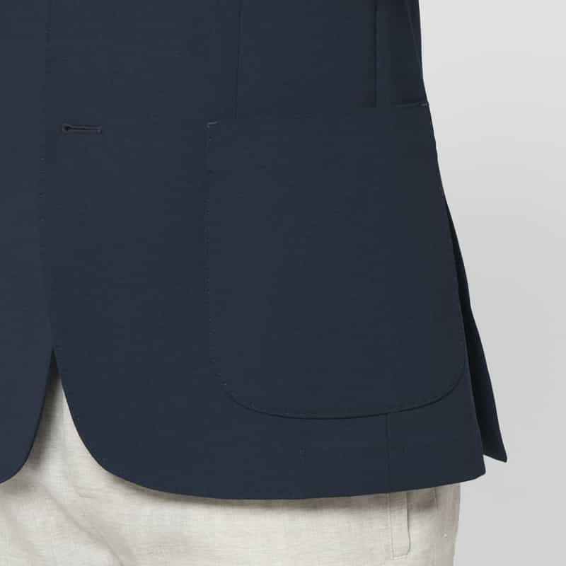 BRERAS BRERAS＜ブラレス＞ ストレッチ素材テーラードジャケット"VENEZIA" NAVY