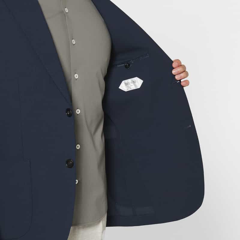 BRERAS BRERAS＜ブラレス＞ ストレッチ素材テーラードジャケット"VENEZIA" NAVY