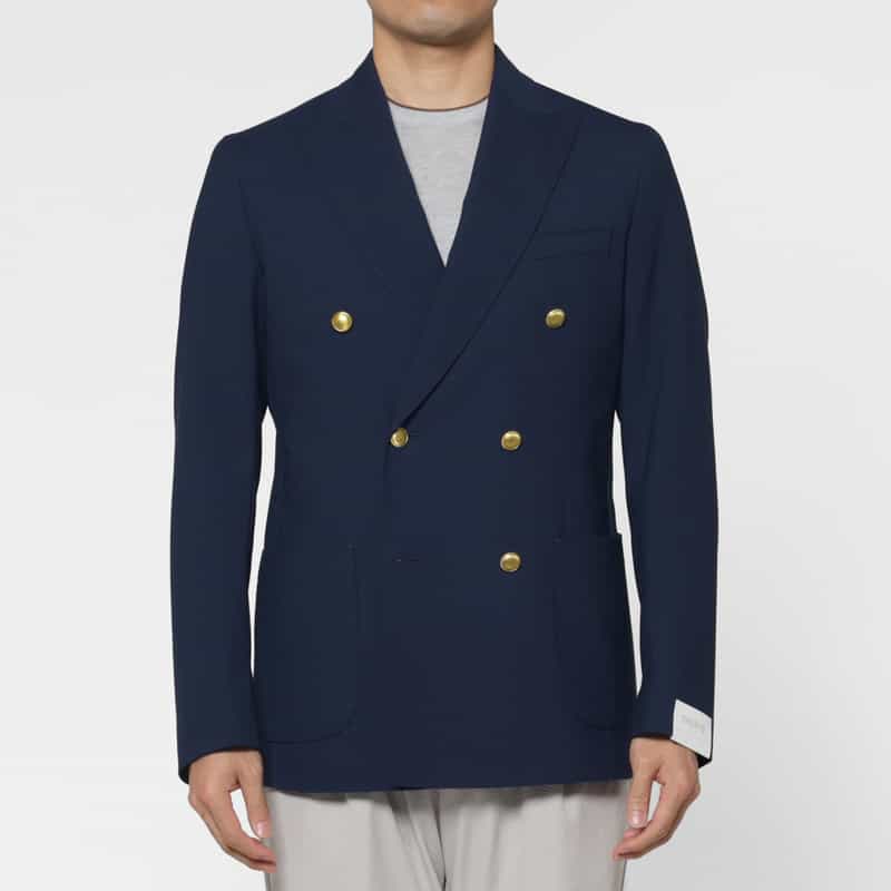 BRERAS BRERAS＜ブラレス＞ ダブルブレストジャケット"VENEZIA" NAVY