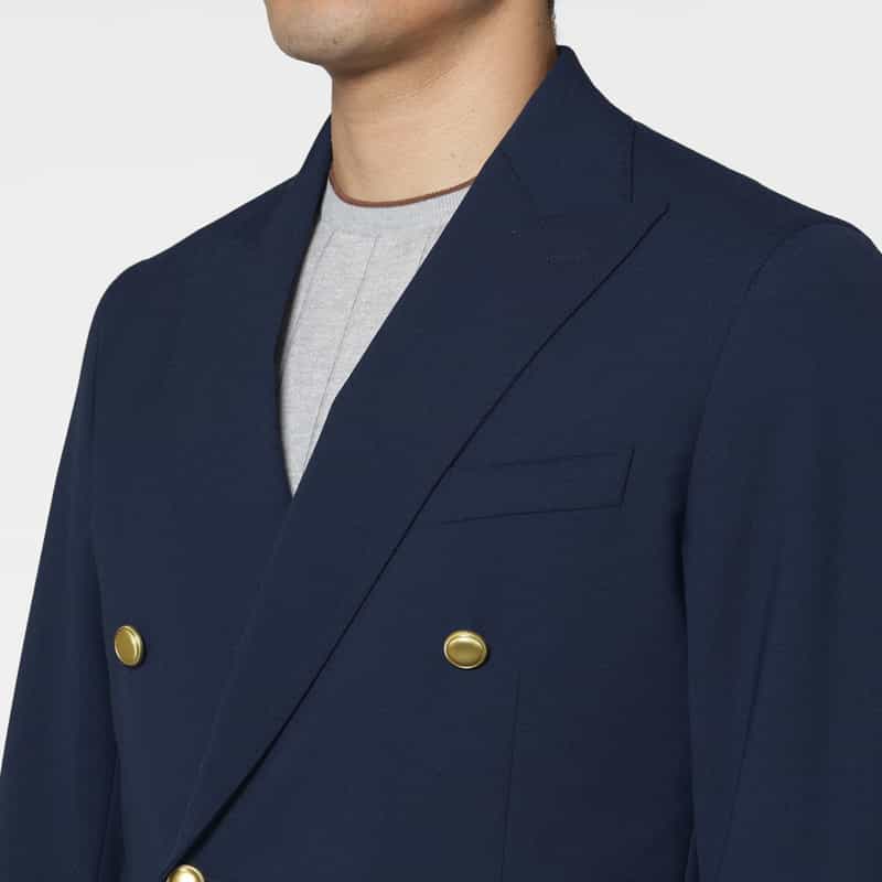 BRERAS BRERAS＜ブラレス＞ ダブルブレストジャケット"VENEZIA" NAVY