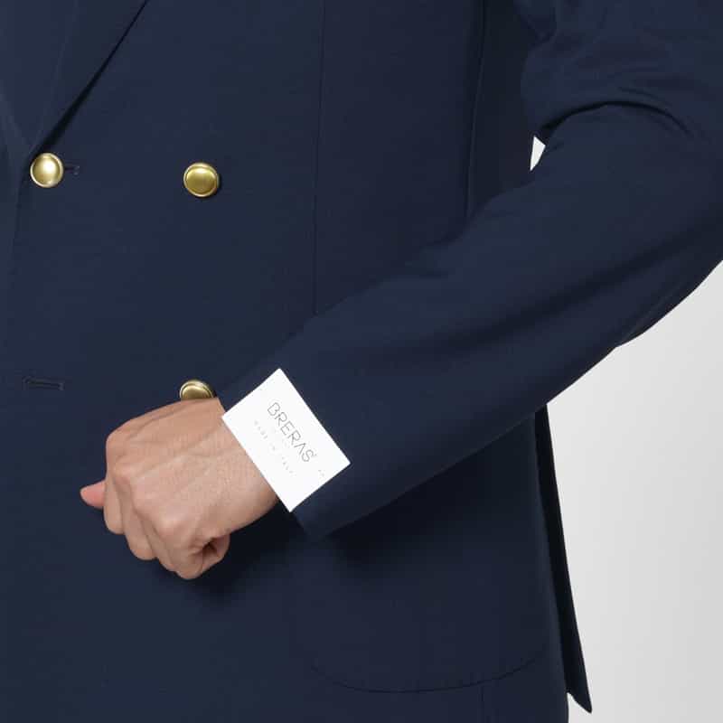 BRERAS BRERAS＜ブラレス＞ ダブルブレストジャケット"VENEZIA" NAVY