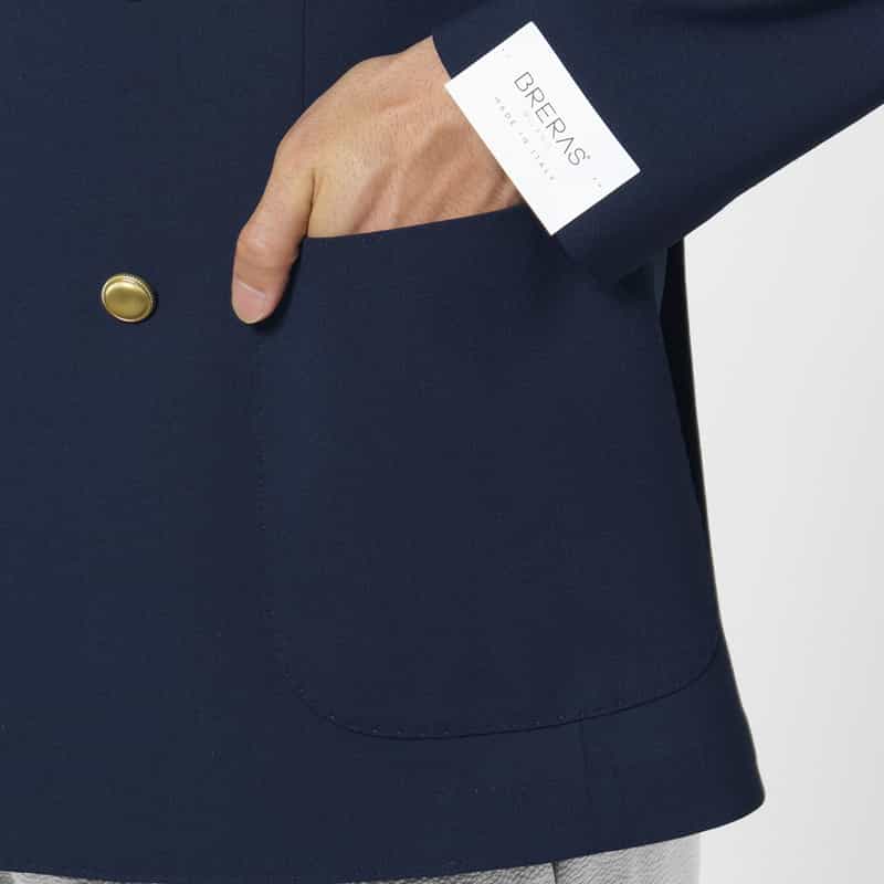 BRERAS BRERAS＜ブラレス＞ ダブルブレストジャケット"VENEZIA" NAVY