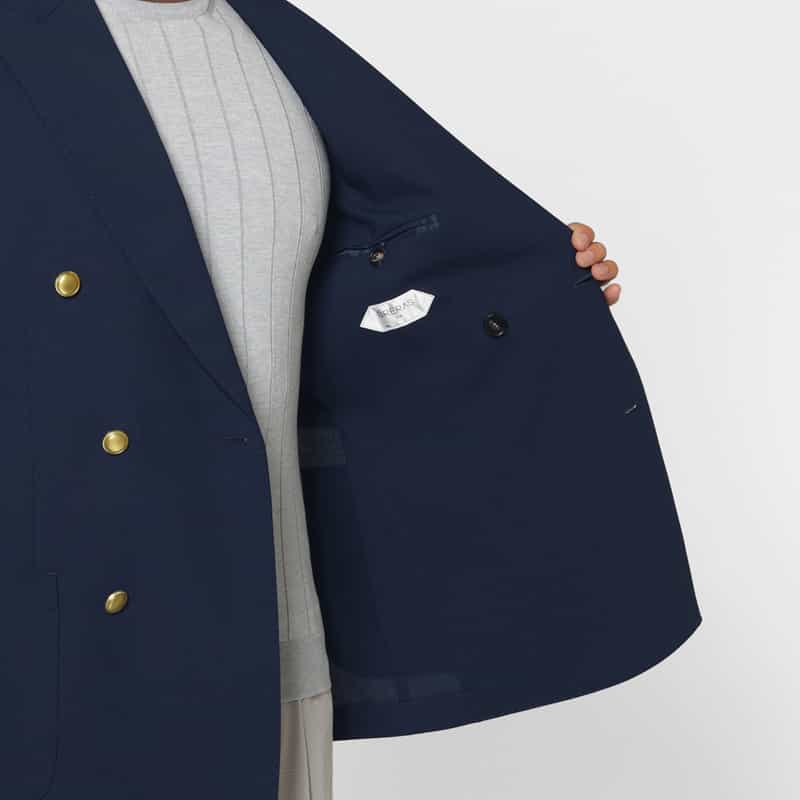 BRERAS BRERAS＜ブラレス＞ ダブルブレストジャケット"VENEZIA" NAVY