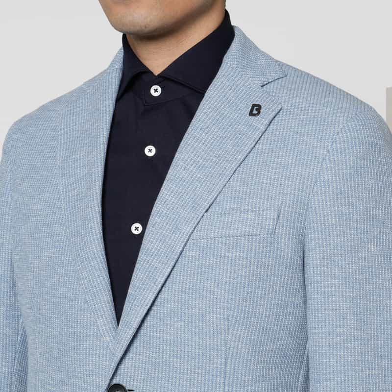 BRERAS BRERAS＜ブラレス＞ テーラードジャケット"VENEZIA" LIGHT BLUE