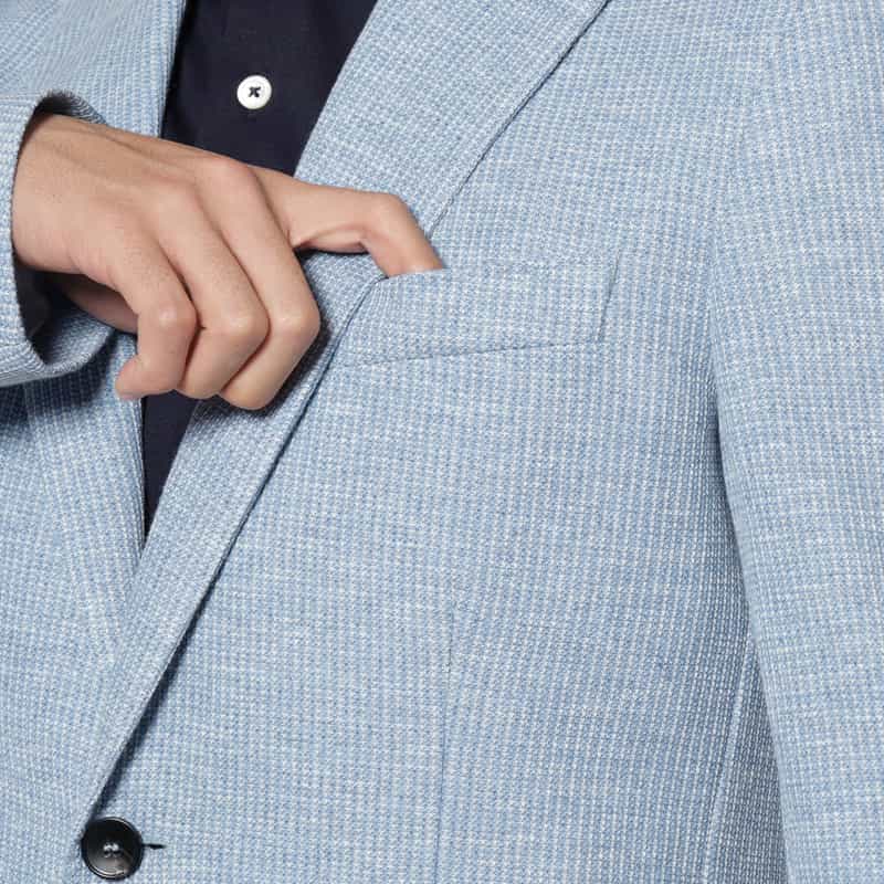 BRERAS BRERAS＜ブラレス＞ テーラードジャケット"VENEZIA" LIGHT BLUE