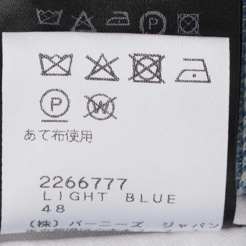 BRERAS BRERAS＜ブラレス＞ テーラードジャケット"VENEZIA" LIGHT BLUE