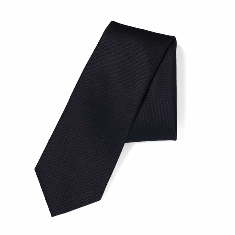 BARNEYS NEW YORK ソリッドタイ NAVY