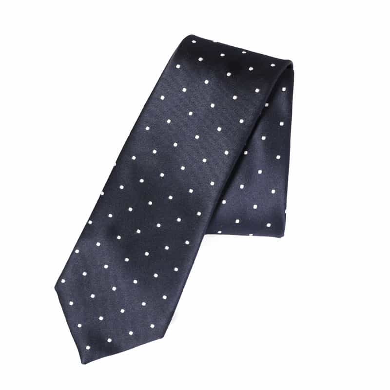 BARNEYS NEW YORK ドット柄タイ NAVY