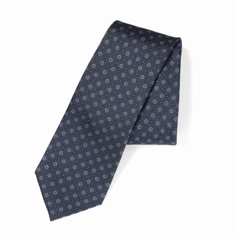 BARNEYS NEW YORK 小紋柄タイ GRAY