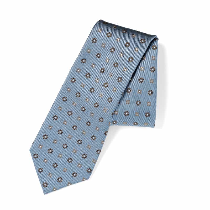 BARNEYS NEW YORK 小紋柄タイ BLUE