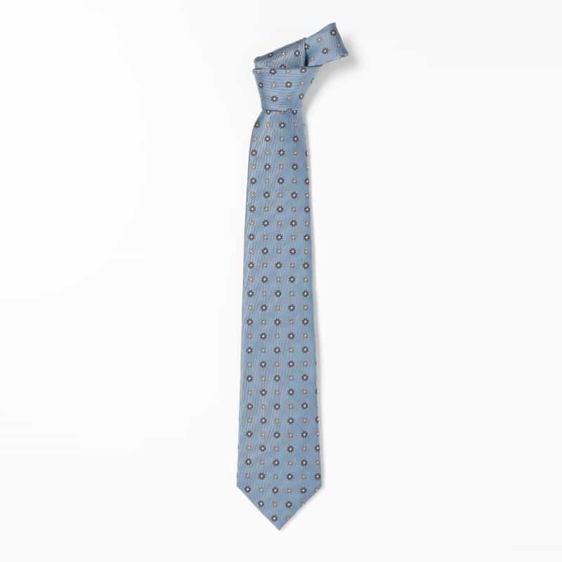 BARNEYS NEW YORK 小紋柄タイ BLUE